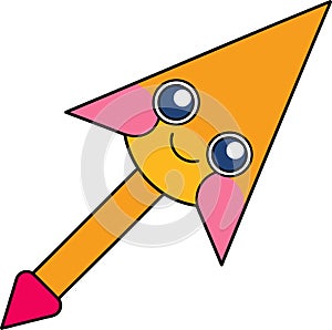 Vector artwork of arrow