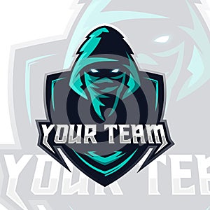 Vector Assassin logo mascot for teammate