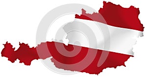 Vector Austria flag