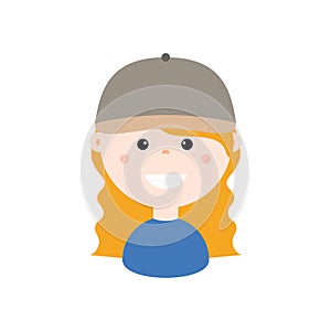 Vector Avatar: cute, cartoon, colorful, simple, flat, abstract