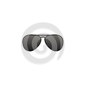 Vector aviator sunglasses icon