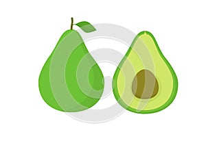 Vector Avocado Fuit