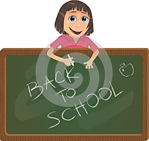 Vector Back to school illustration