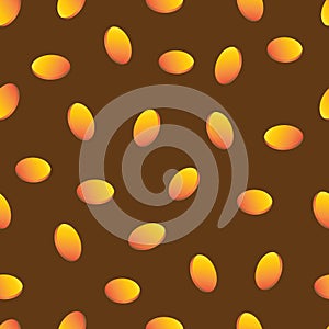 Vector backdrop with small golden elements. Seamkess texture.