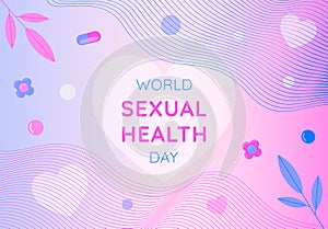 Vector backgroumd for World Sexual Health Day