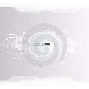 Vector background abstract technology communication concept