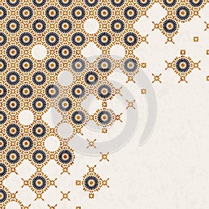 Vector background with arabic ornament. design for covers, print, interior