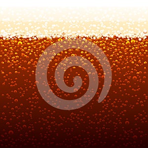 Vector background of cola bubbles. Sparkling bubbles.