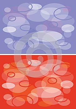 Vector background ellipses