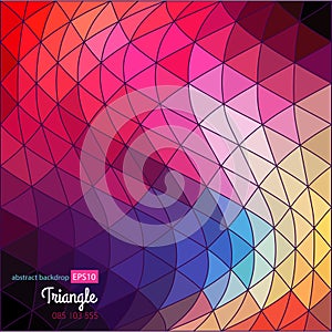 Vector background. Geometric abstract texture. Retro pattern of