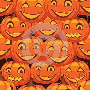 Vector background Halloween pumpkin