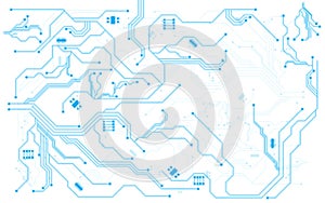 Vector background hi tech pattern circuit design