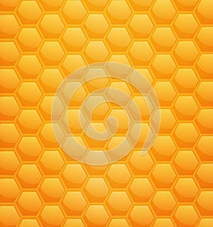 Vector background with honeycombs