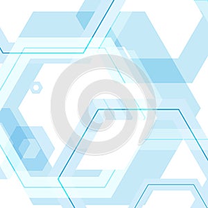 Vector background of large colored hexagons eps
