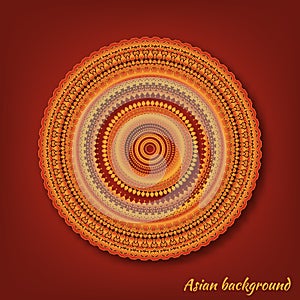 Vector background with mandala