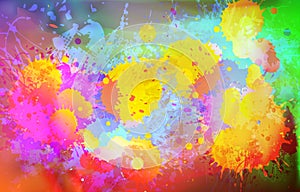 Vector Background. Multicolor dynamic background. Fractal artwork for creative graphic design. Basic RGB.