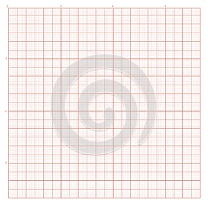 Vector background with red graph paper photo