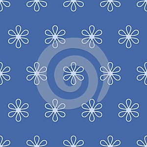 Vector Background of seamless abstract flower