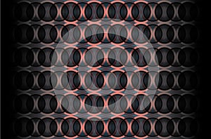 Vector background with space circles photo