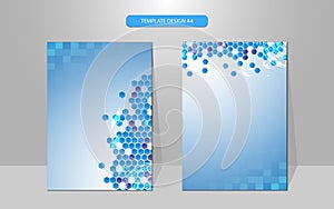 Vector background technology science concept cover design