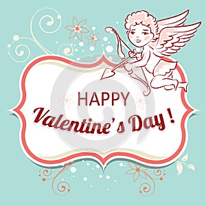 Vector background for Valentines Day.