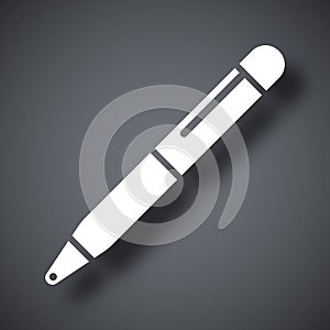 Vector ballpoint pen icon