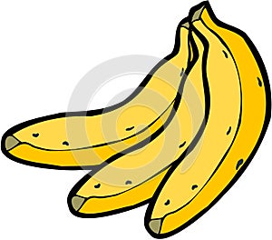 Vektor banány 