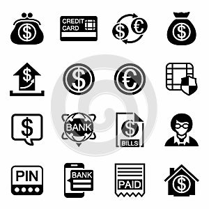 Vector Bank icon set