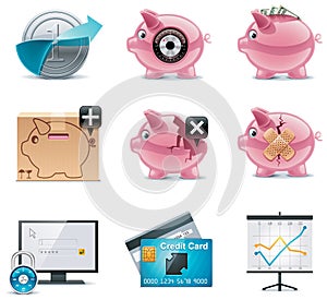 Vector banking icons. Part 1