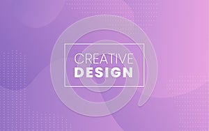 Vector banner abstract background. Lilac with waves
