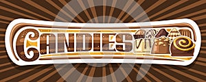 Vector banner for Chocolate Candies