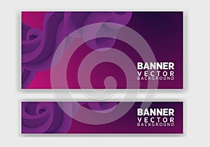 Vector banner template. Banner for website design. Marketing design template