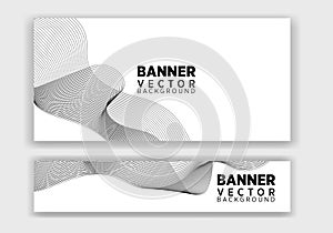 Vector banner template. Banner for website design. Marketing design template