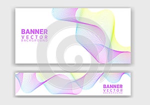 Vector banner template. Banner for website design. Marketing design template