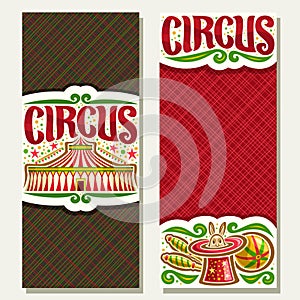 Vector banners for Circus