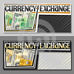 Vector banners for Currency Exchange