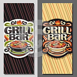 Vector banners for Grill Bar