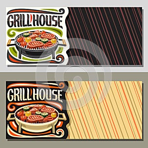 Vector banners for Grill House