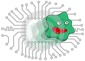 Vector barcode label - element for design