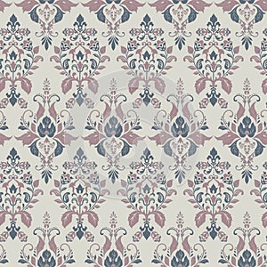 Vector Baroque floral pattern. classic floral ornament