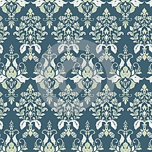 Vector Baroque floral pattern. classic floral ornament.