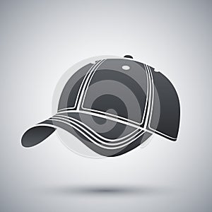 Vector baseball cap icon