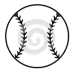 vector baseball, softball silhouette.