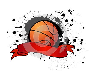 Vector Basketball isolated