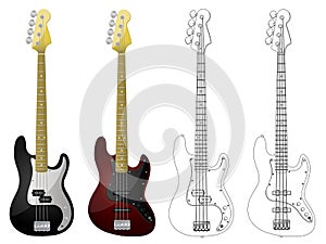 Vector Bass Guitars