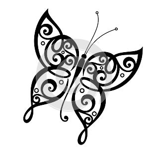 Vector Beautiful Butterfly