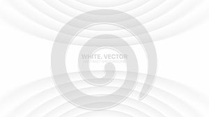 Vector Bent Smooth Lines Blank Subtle Business Elegant White Abstract Background