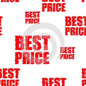 Vector best price label