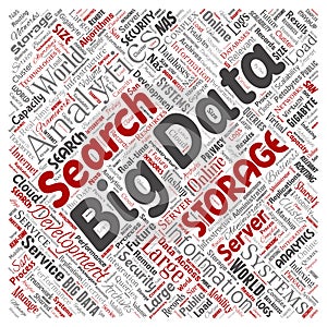 Vector big data large size storage systems