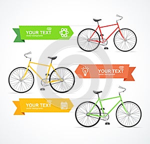 Vector Bike Option Banner